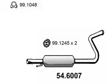 Амортизатор ASSO 54.6007