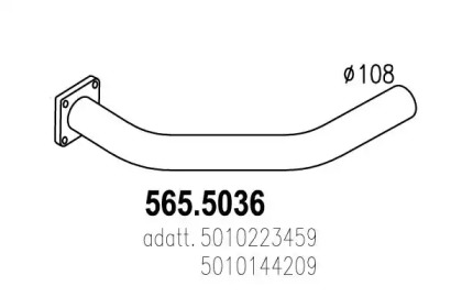 Трубка ASSO 565.5036