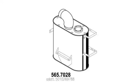 Амортизатор ASSO 565.7028