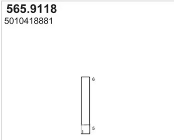 Трубка ASSO 565.9118