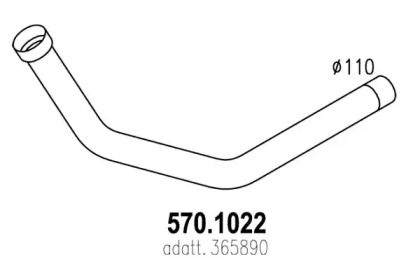 Трубка ASSO 570.1022