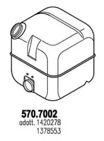 Амортизатор ASSO 570.7002