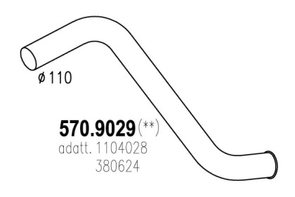 Трубка ASSO 570.9029