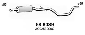 Амортизатор ASSO 58.6089