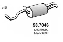 Амортизатор ASSO 58.7046