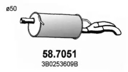 Амортизатор ASSO 58.7051