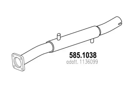 Трубка ASSO 585.1038