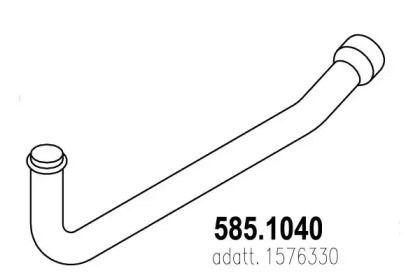 Трубка ASSO 585.1040