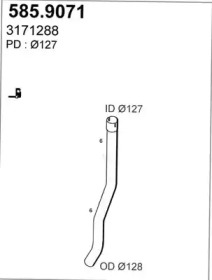 Трубка ASSO 585.9071