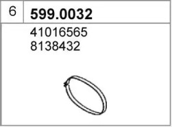 Соединительные элементы трубопровода ASSO 599.0032