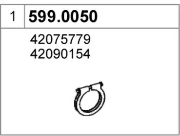 Соединительные элементы трубопровода ASSO 599.0050