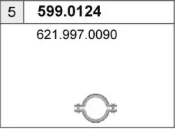 Соединительные элементы трубопровода ASSO 599.0124