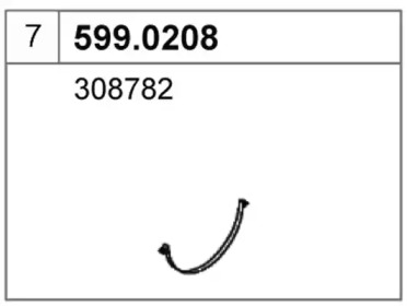 Соединительные элементы трубопровода ASSO 599.0208