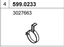 Соединительные элементы трубопровода ASSO 599.0233