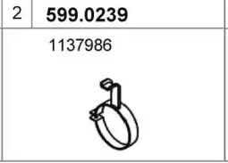 Соединительные элементы трубопровода ASSO 599.0239