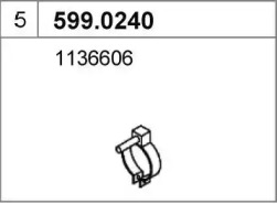 Соединительные элементы трубопровода ASSO 599.0240