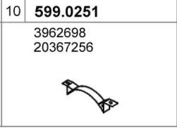 Соединительные элементы трубопровода ASSO 599.0251