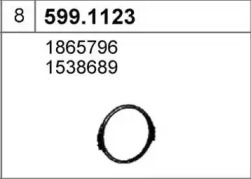 Соединительные элементы трубопровода ASSO 599.1123