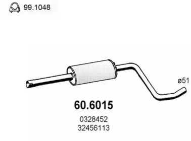 Амортизатор ASSO 60.6015