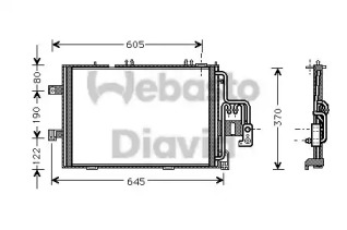 Конденсатор WEBASTO 82D0225495A