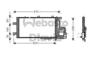 Конденсатор WEBASTO 82D0225498A