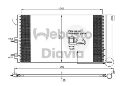 Конденсатор WEBASTO 82D0225554A