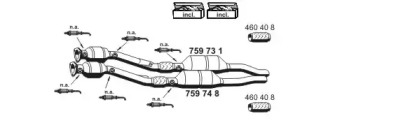 Глушитель ERNST 010579