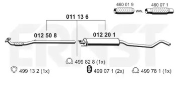 Амортизатор ERNST 011136