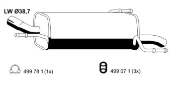 Амортизатор ERNST 011143