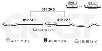 Амортизатор ERNST 011266