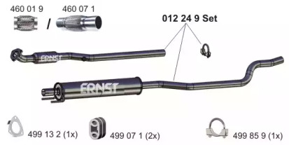 Амортизатор ERNST 012249