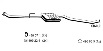 Амортизатор ERNST 024297