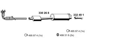 Глушитель ERNST 031286