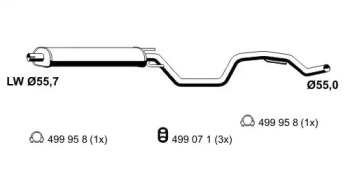 Амортизатор ERNST 043168