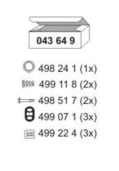 Монтажный комплект ERNST 043649