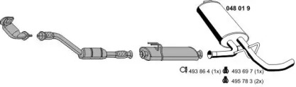 Глушитель ERNST 050847