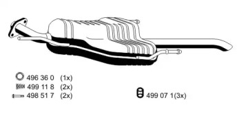 Амортизатор ERNST 054096