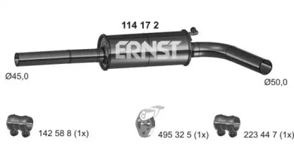 Амортизатор ERNST 114172