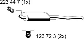 Амортизатор ERNST 142113