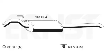 Амортизатор ERNST 143004