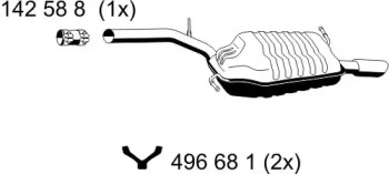 Амортизатор ERNST 244084