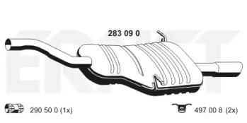 Амортизатор ERNST 283090