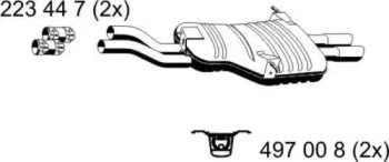 Амортизатор ERNST 283137