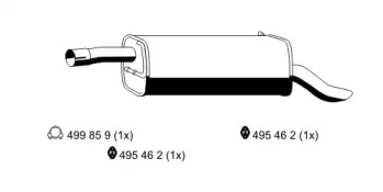 Амортизатор ERNST 313254