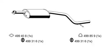 Амортизатор ERNST 344074