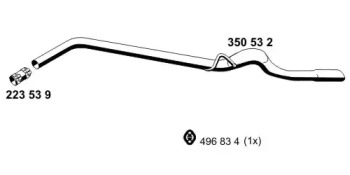 Трубка ERNST 350532