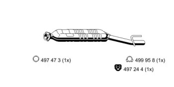 Амортизатор ERNST 351133