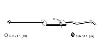 Амортизатор ERNST 352079