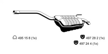 Амортизатор ERNST 363105