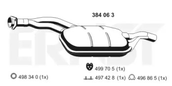 Амортизатор ERNST 384063